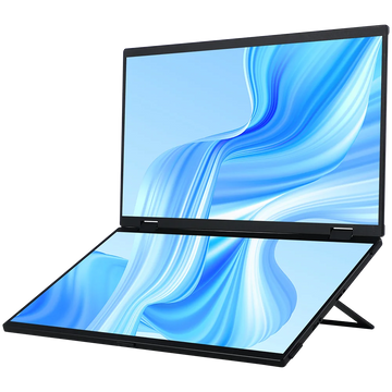 Triple Screen 15.6" Portable Foldable Monitor 1080P IPS Dual Screen